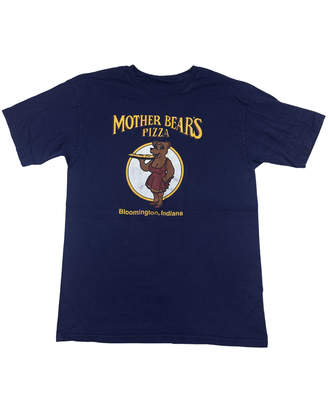 Mother Bear's Pizza Bloomington Indiana Graphic T-Shirt (medium)