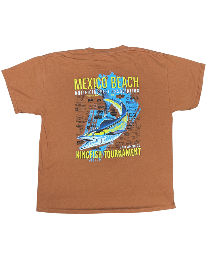Mexico Beach Artificial Reef Kingfish Tournament Graphic T-Shirt (XL)
