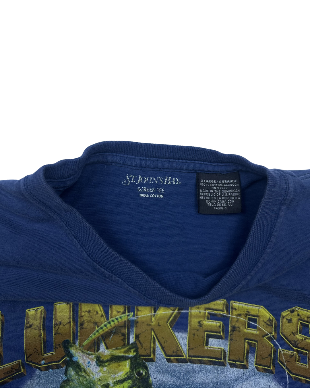 St. John's Bay Lunkers at the Lake Fishing Graphic T-Shirt (X-Large)