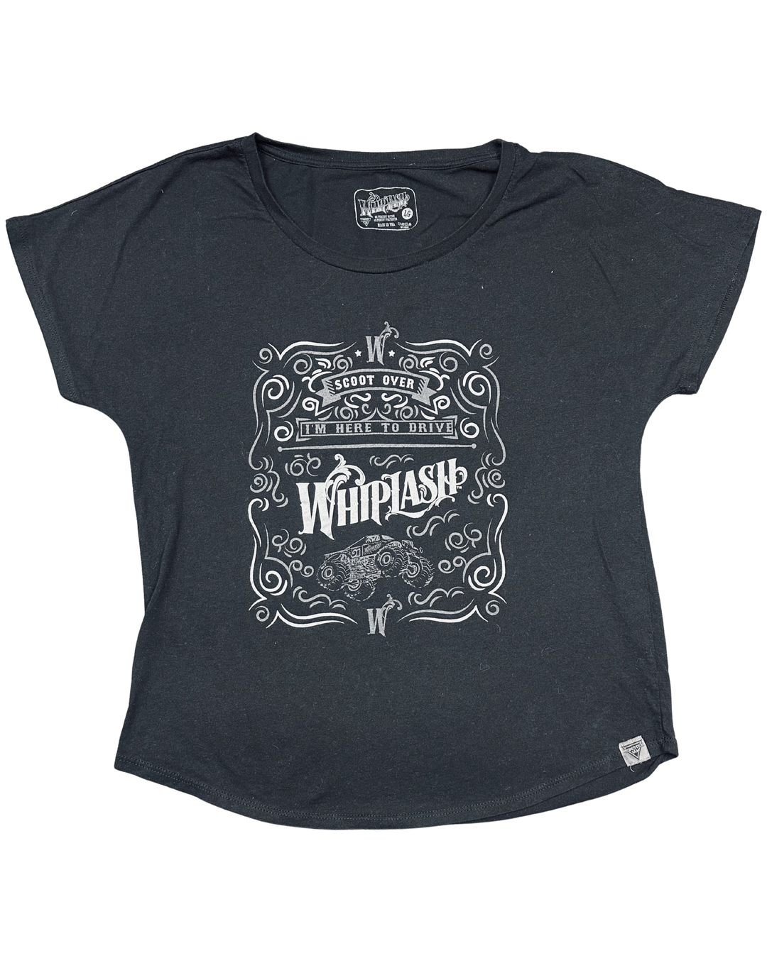 Whiplash Monster Truck Women's Graphic T-Shirt (Large)