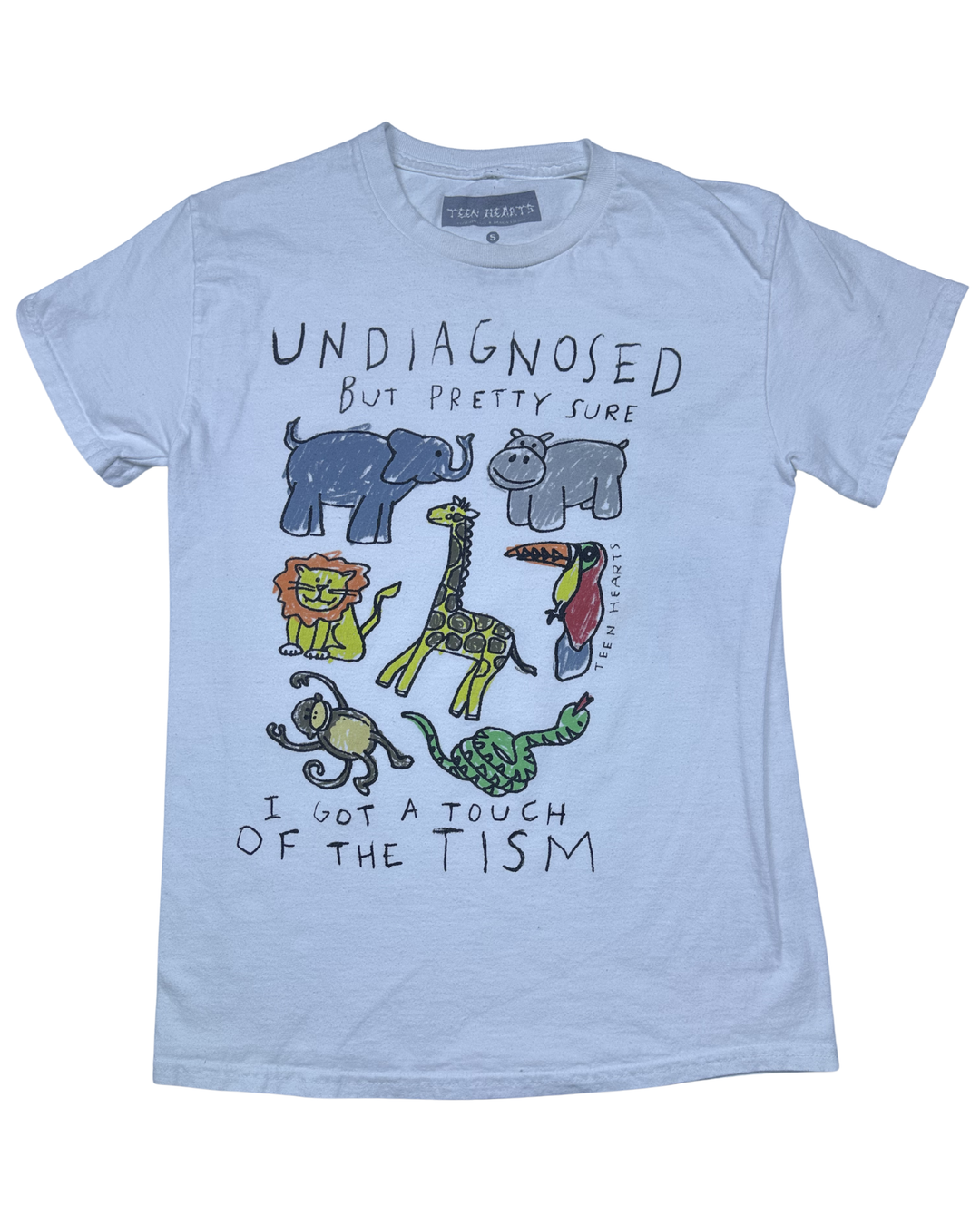 Teen Hearts Undiagnosed Touch of the Tism Graphic T-Shirt (Small)