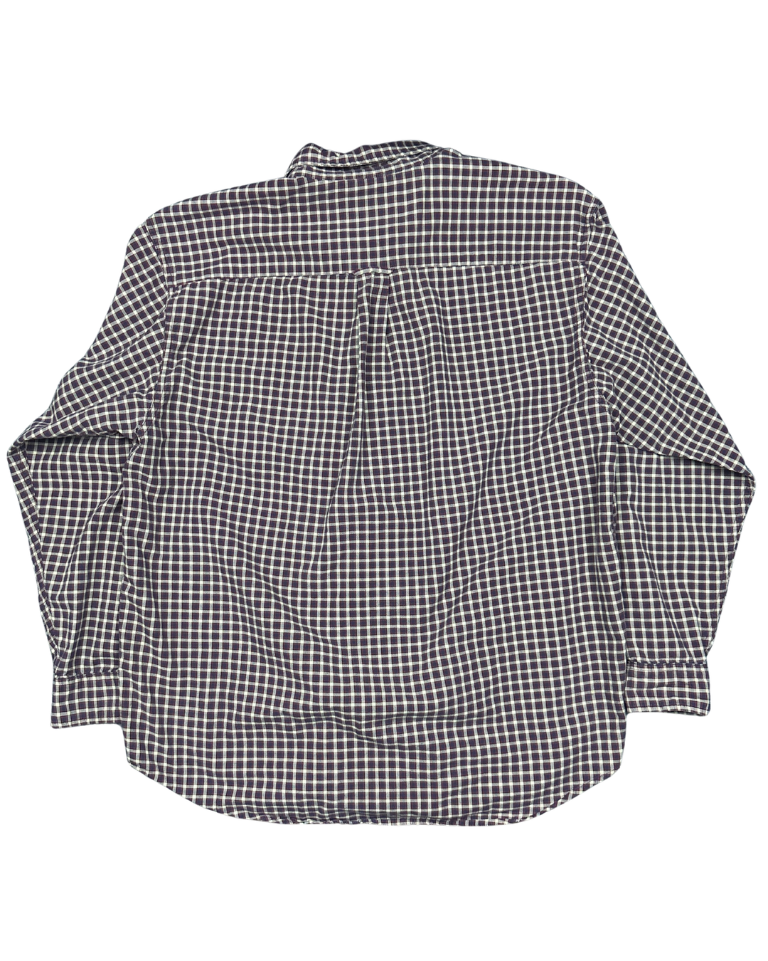 Eddie Bauer Plaid Button-Down Long Sleeve Shirt (Large)