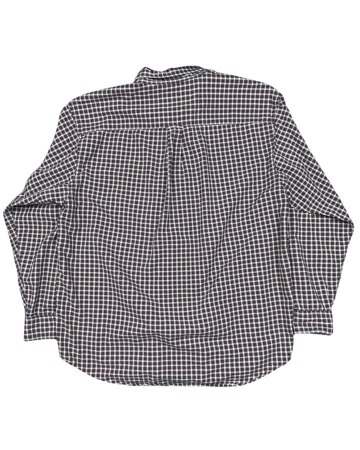 Eddie Bauer Plaid Button-Down Long Sleeve Shirt (Large)