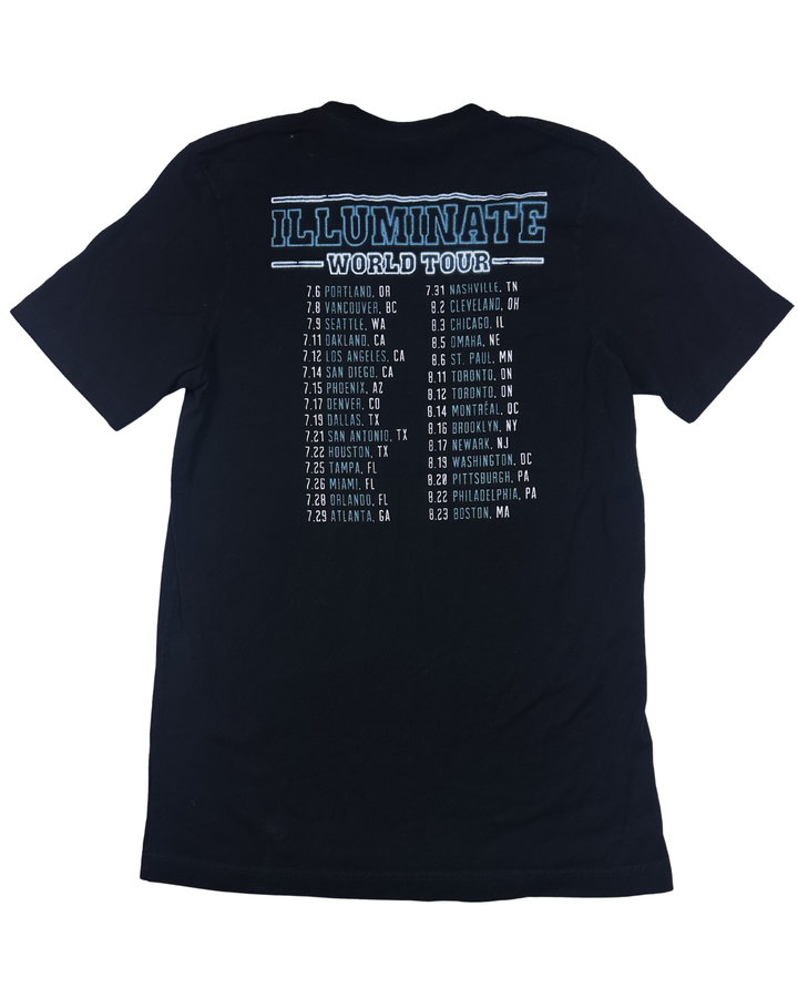 Shawn Mendes Illuminate World Tour Graphic T-Shirt (Small)