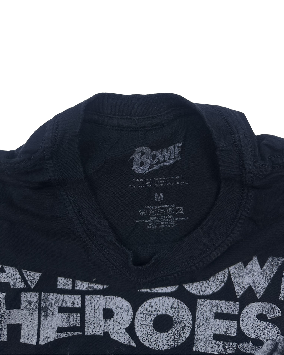 David Bowie Heroes Earl's Court London 1978 Graphic T-Shirt (medium)