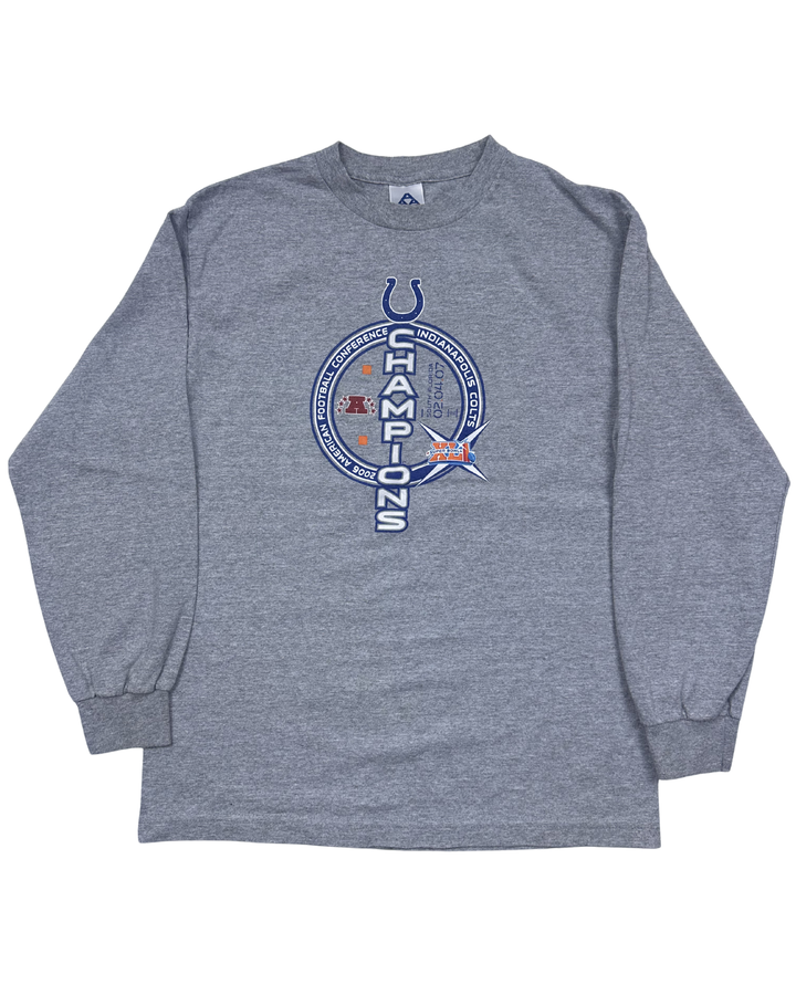 Indianapolis Colts Championship Long Sleeve T-Shirt (medium)