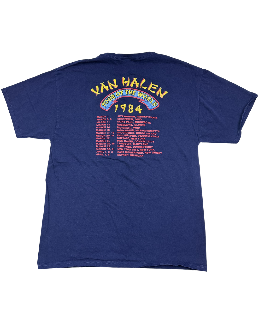 Van Halen Tour of the World 1984 T-Shirt (large)