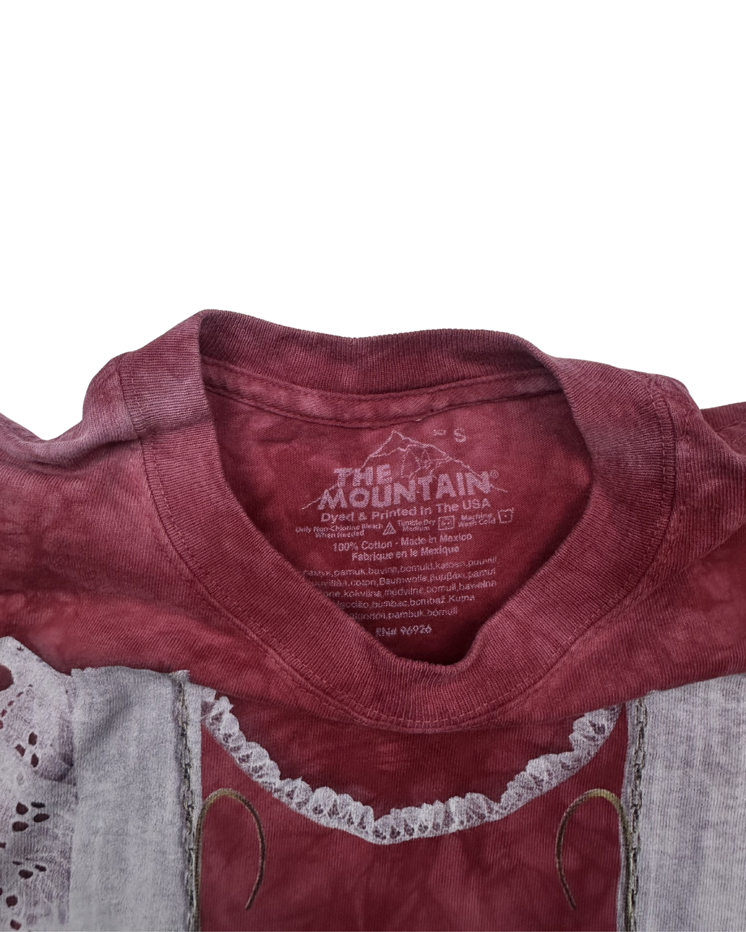 The Mountain Mrs. Claus Tie-Dye T-Shirt (small)