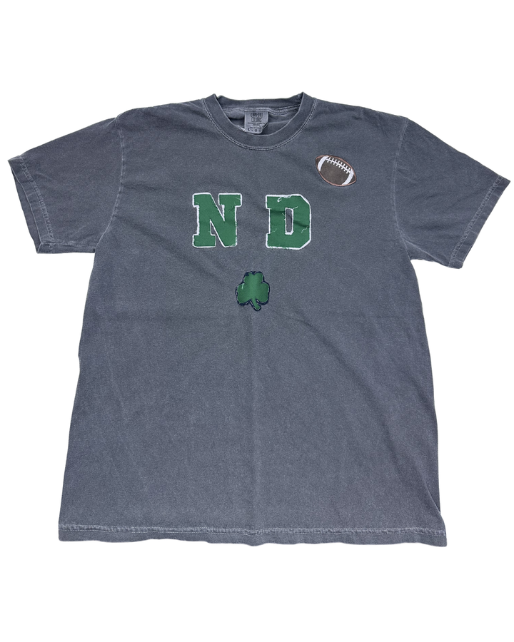 Notre Dame Football Applique T-Shirt (large)