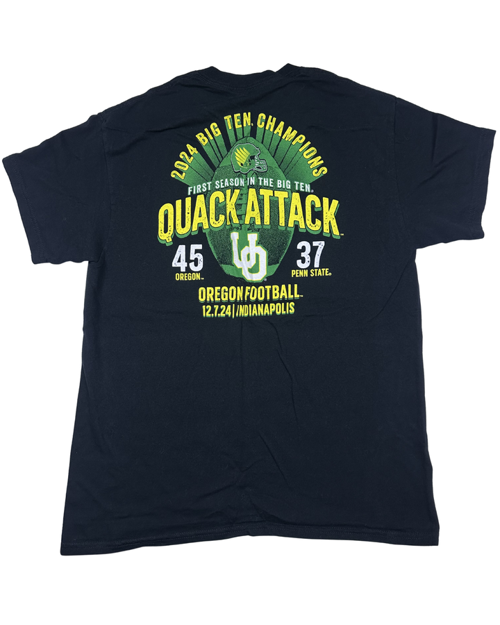 Oregon Ducks 2024 Big Ten Champions Quack Attack T-Shirt (large)
