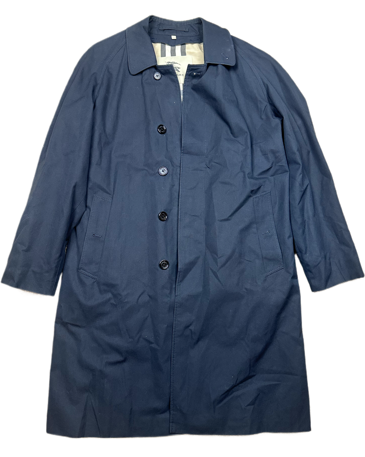Burberry Trench Coat Men’s 38R 3207452 Black Nova Check Lining