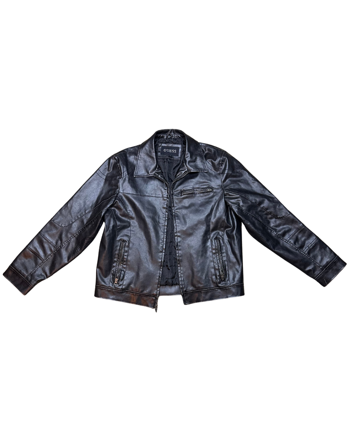 Guess Leather Jacket (large)
