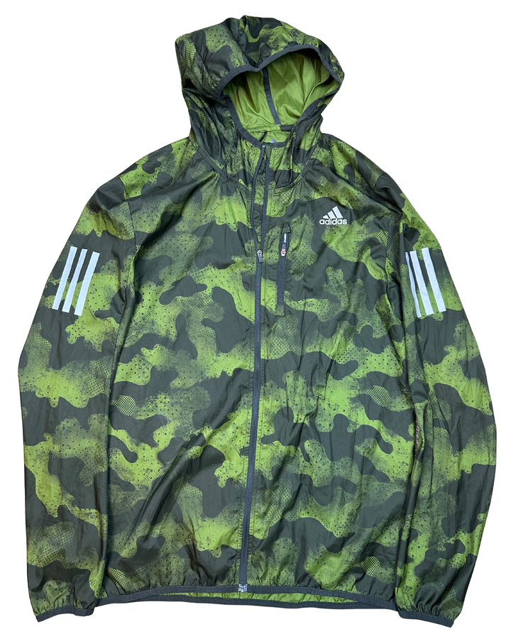 Adidas Urban Camo Windbreaker Running Jacket Performance Own The Run Jacket (small)