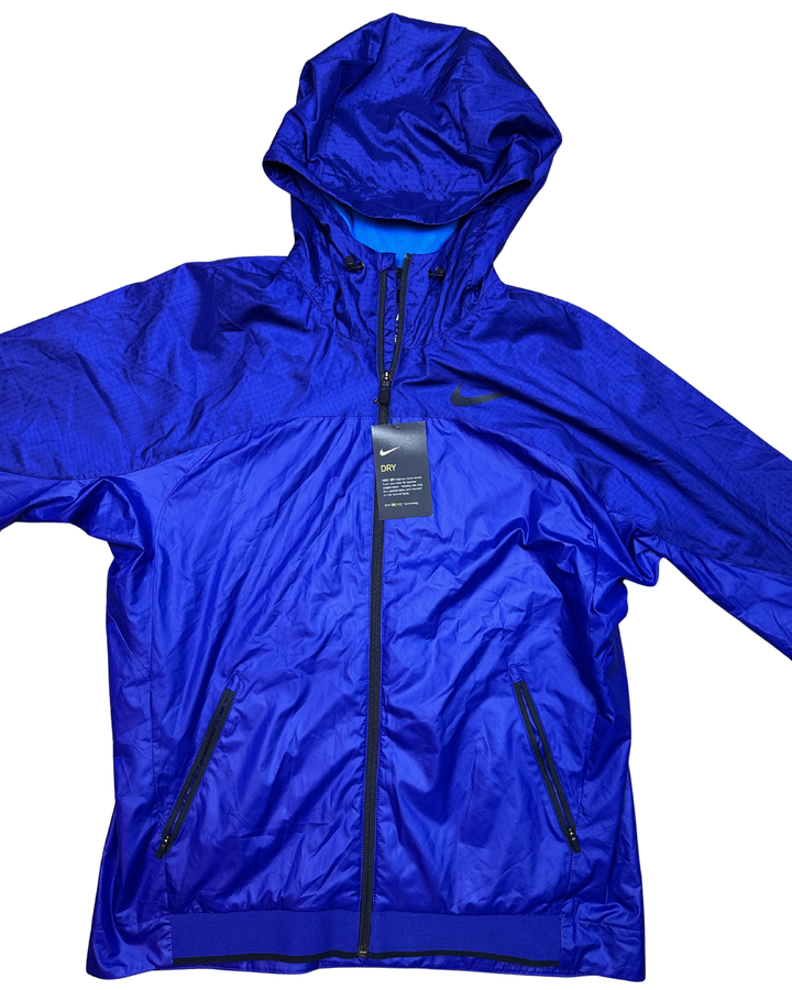 Nike Dri-Fit Blue Essential Windbreaker Training Jacket 810157-455 (medium)