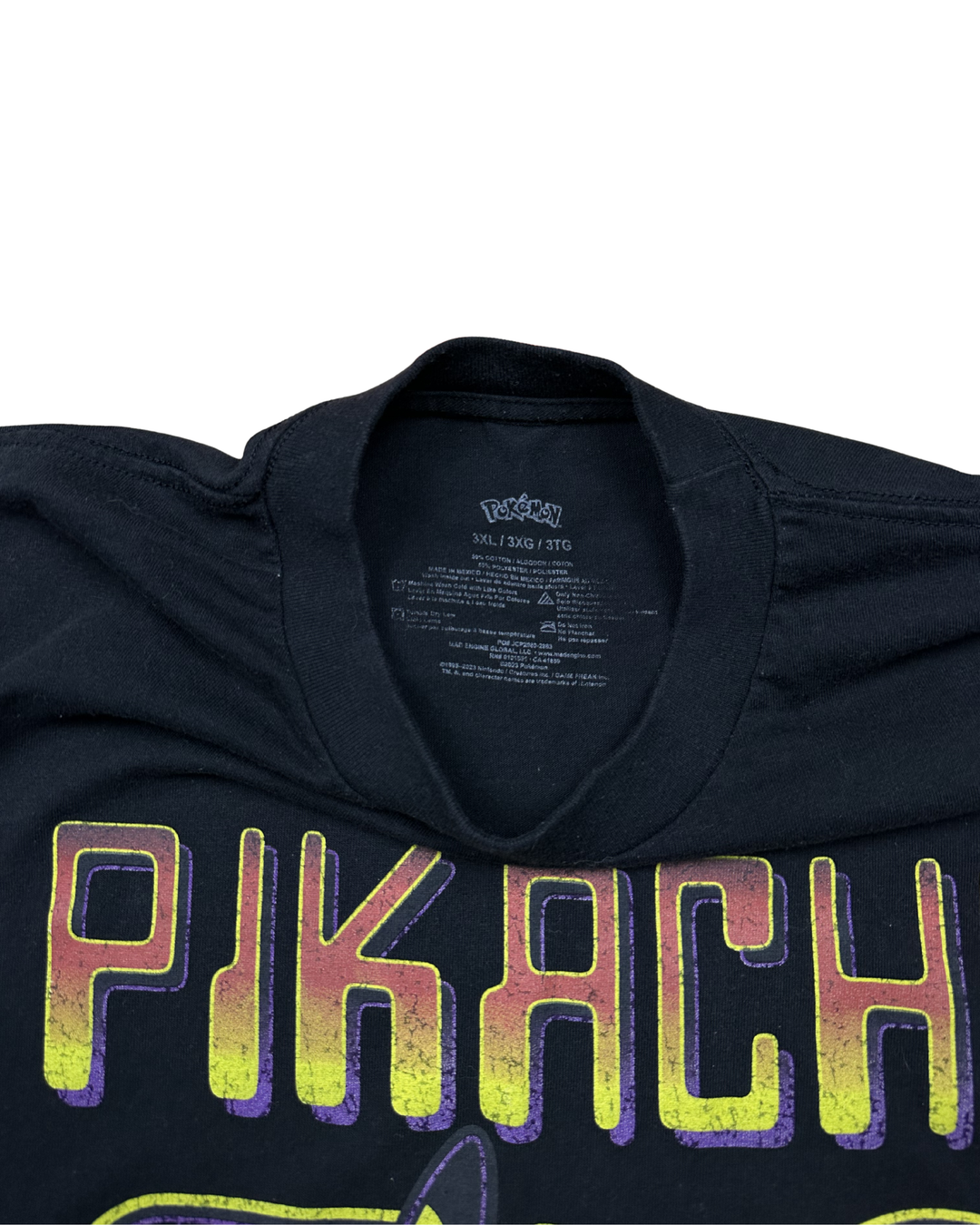 Pokemon Pikachu Graphic T-Shirt (3XL)